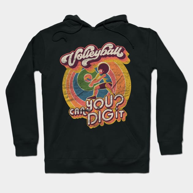 Can you dig it | Volleyball Design Hoodie by Volleyball Merch